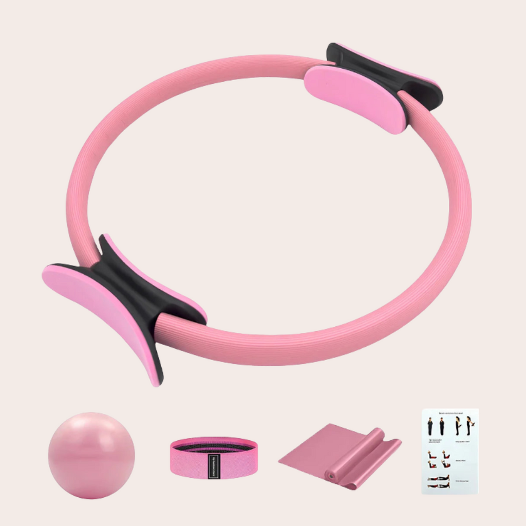 Set Pilates au sol It Girl : tapis, ballon & kit essentiel